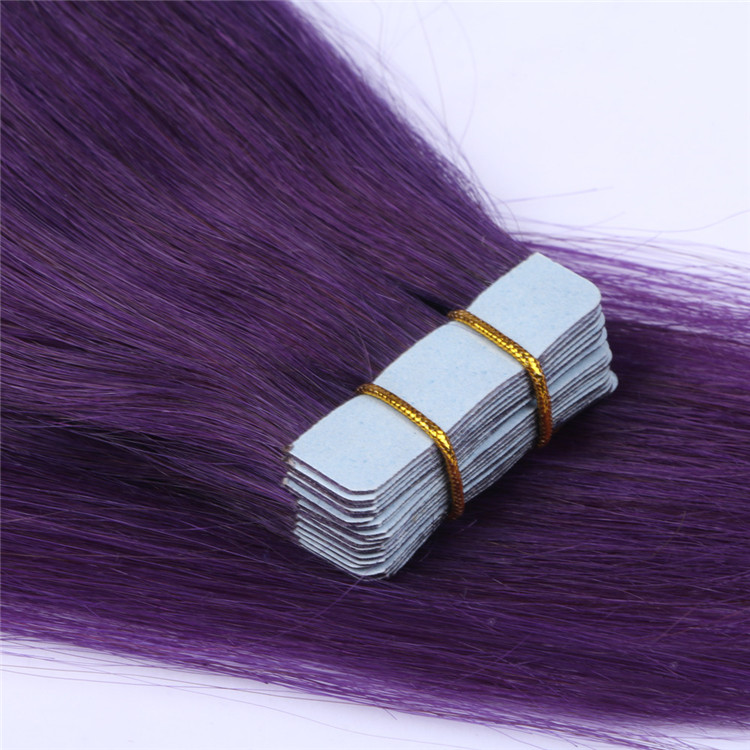 China double sided adhesive tape human hair extension factory QM095